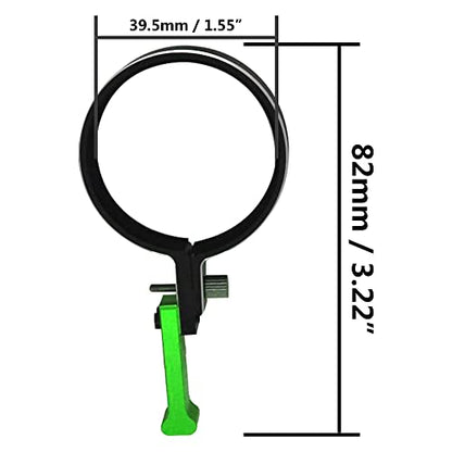 RC Transmitter Steering Wheel Trigger One-Handed Control Adapter Compatible with Flysky gt5 Traxxas TQI Dumborc Remote Controller Transmitter 1.55"-1.65" Steering Wheel (Green) - color: Green