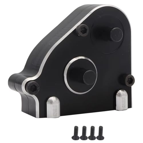 RC car Components Compatible with MN128 MN86 MN86S MN86K MN86KS G500 1/12 RC Crawler Upgrade Parts Metal Transmission Gearbox Transfer Case(Black) - color: Black