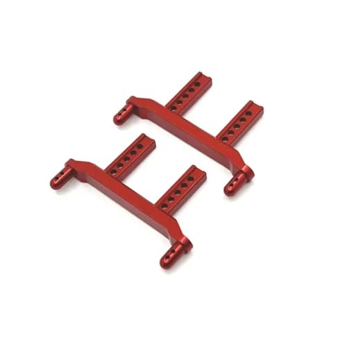 RC Cars Models For SCY 16101 16102 16103 1/16 Metal Body Mounts RC Car Tracked Vehicles Trucks Parts Accessories And Upgrades Replacement Repair(Red) - color: Red