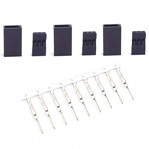 50PCS DIY Servo Extension Cable JR/Futaba Connector Male/Female Plug with 2.54 Terminal for RC Robot Airplane Car Servo ESC (Mix x50 Bevels) - style: MIX x50 Bevels