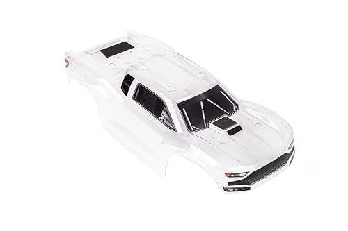 Custom Body Clear Unpainted Compatible for ARRMA VORTEKS 3S 4x4 4x2 BLX 1/10 Stadium Truck(V-C-01) (Clear Unpainted) - color: Clear Unpainted