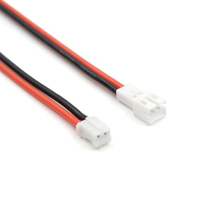 15Pairs JST-PH 2.0 2 Pin Male and Female Connector Plug with Soft Silicone Wire Cable 10cm - size: JST-PH 2.0 2Pin