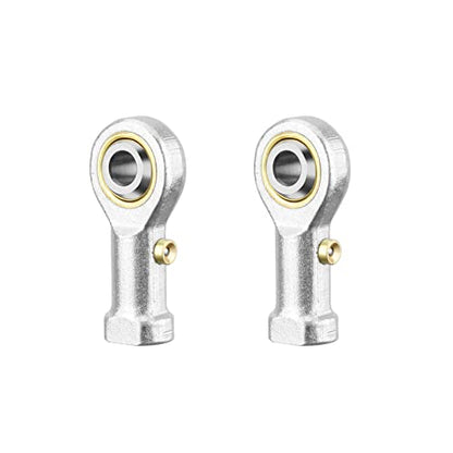 PHSB4L Rod End Bearing 1/4 Inch Bore and 1/4-28 Left Hand Thread, Self-Lubricating Female Heim Joint Rod Ends 2pcs - size: 1/4, style: Left Hand