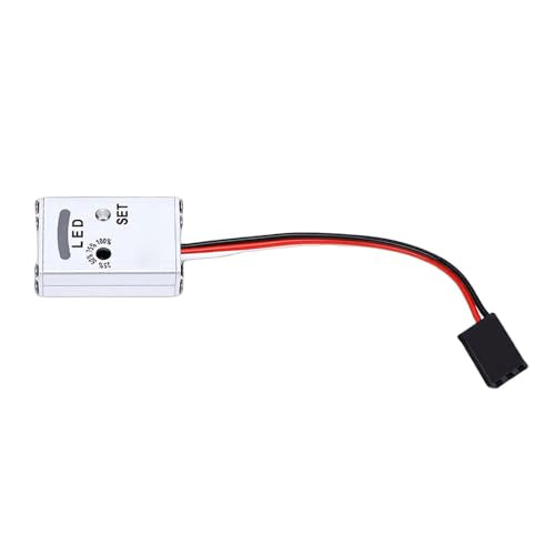 RC Gyro Stabilizer, 3-Axis Drift Module, Aluminum Housing with Adjustable Sensitivity for RC Drift Cars and Rally Trucks