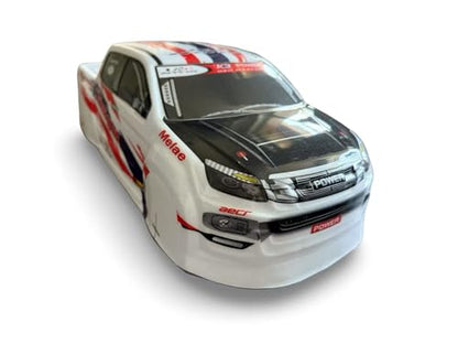 1/10 Scale RC Painted Drift Racing Touring Off-Road Car Body Shell for Monster Truck 260mm White