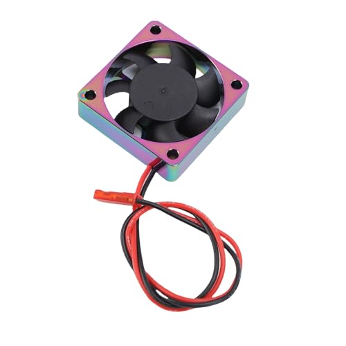 RC Motor ESC Cooling Fan Aluminum Alloy Metal 14000RPM 4010 RC Motor Heatsink Cooling Fan for Replacement High Performance Heat Dissipation Solution for RC Motors and