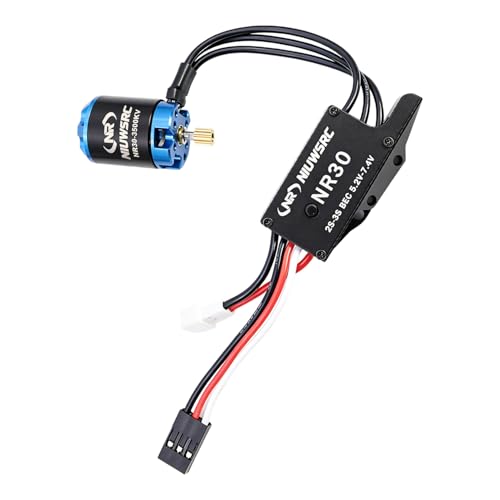 V2 All Metal Outrunner Rotor Motor 25A ESC Combo with Tuning 2-3S for AXIAL SCX30 RC Crawler