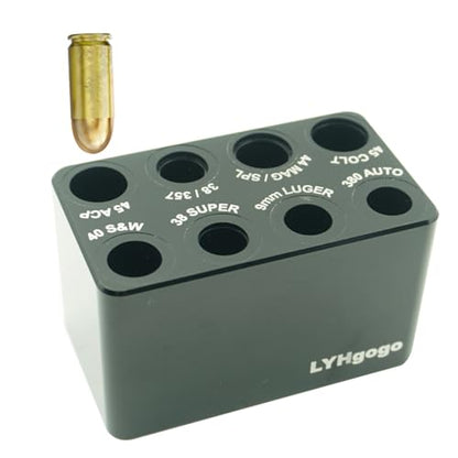 Multiple Calibers Cartridge Guages - Ammo Chamber Checker Cartridge Billet Gauge for Reloading