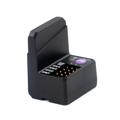 FGr4D Receiver Built-in Dual-Antenna PWM/PPM/i-BUS2/S.Bus/i-Bus Output Receiver for All AFHDS 3 Transmitter, Black