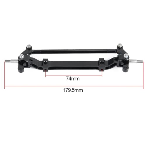 Rc Connecting Rod Compatible with Tamiya for LMT 4WD 1/14 RC Truck Tractor Car Front Axle Steering Assembly Metal Link Pole Linkage Rod Upgrade Parts