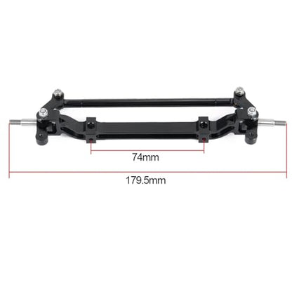Rc Connecting Rod Compatible with Tamiya for LMT 4WD 1/14 RC Truck Tractor Car Front Axle Steering Assembly Metal Link Pole Linkage Rod Upgrade Parts