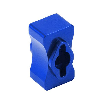 kingsea RC Metal Lock Straight Shaft Differential Posi Locker Spool Upgrade Parts Compatible with Team Associated DR10 Drag Race Car (Blue) - color: Blue