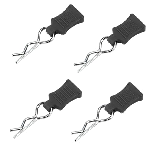 Body Shell Clip Pin Fixing Bracket Set Accessory Part RC Body Clips with Pull Tabs Car Clips R Clips for 1/8 1/10 1/12 RC Car
