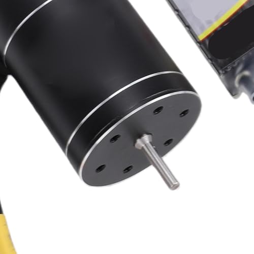 RC Brushless Motor ESC Combo, 3650 2600KV High Speed Motor with 75A ESC, for 1/10 1/8 RC Trucks, Boats