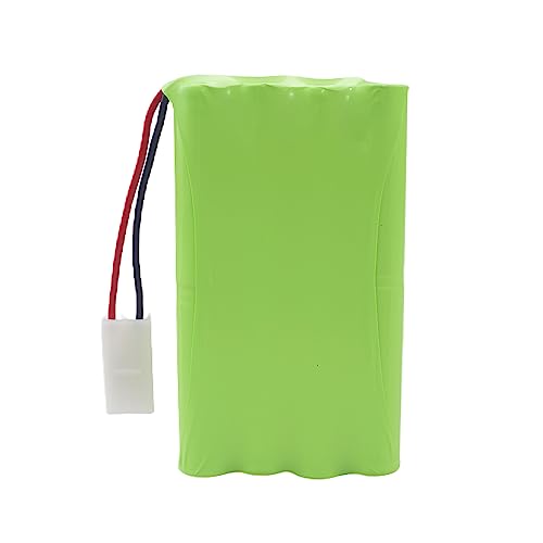 2PCS AA 9.6V 2800mAh Rechargeable Battery with Tamiya Plug and 2PCS USB Charging Cable Suitable for RC Toy Cars, Trucks, Tanks, Engineering Vehicles, RC Ships Spare Battery Pack