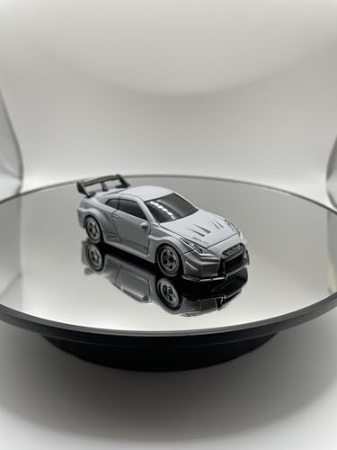 Mini RC Drift Car 1:64 Scale, Remote Control Car with LED Lights & 2-Speed Modes, Upgraded 2.4G Wireless Radio Remote Control for Multi-Users Fast (Matte Gray) - color: Matte Gray