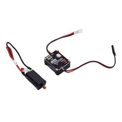 Brushed 30A ESC and 050 50T Motor Combo Set for RC Vehicles Upgrade, Excellent Performance for Climbing and Cruising, Aluminum Alloy Material