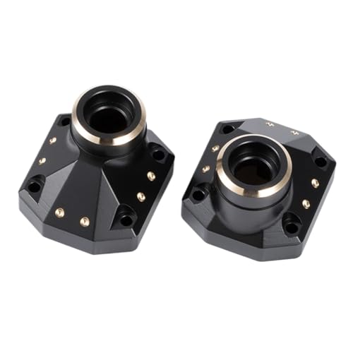 Brass Weight Steering Knuckles Portal Cover Plates 280g for 1/10 RC CRA-wler Axial 1.9UTB SCX10 III F9 Axle(Diff Cover 2PCS) - color: Diff Cover 2pcs