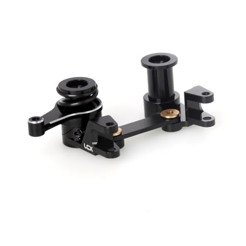 LCX Racing 1/10th RC Crawler Car CNC Aluminum Steering Bellcranks Drag Link Set Steering Kit for Traxxas Drag Slash, Upgrades Parts Accessories