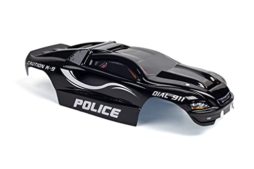 SummitLink Custom Body Police Style Compatible for E-Revo 1/10 Scale RC Car or Truck (Truck not Included) ER-PB-01