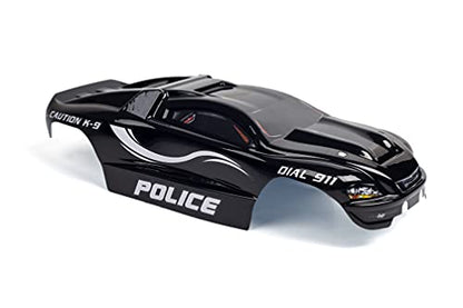 SummitLink Custom Body Police Style Compatible for E-Revo 1/10 Scale RC Car or Truck (Truck not Included) ER-PB-01