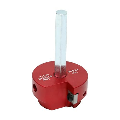 HFS(R) 4 Pcs PVC Pipe Reamer Tool, 1",1-1/4",1-1/2",2" - Fits 1/2" Drill, PVC Fitting Saver & Plastic Pipe Fitsting Reamer Socket Saver Plumbing Tool for Schedule 40 Plastic Pipes - size: 1",1-1/4",1-1/2",2"