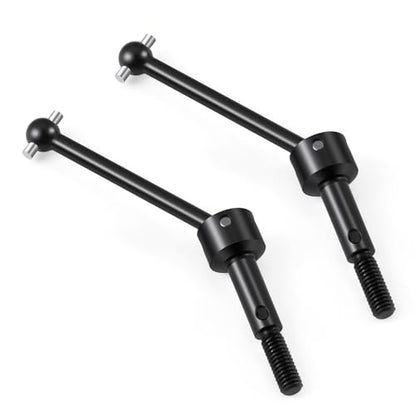 Hard Steel Universal Front & Rear Axle Drive Shaft CVD Set Dogbone Joint Compatible with Tamiya TT02 1/10 RC On Road Touring Car Upgrades