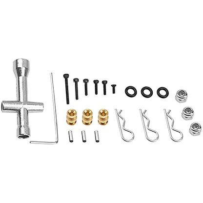 252Pcs ShareGoo M1.4 RC Screw Kit Scx24 Screws Assortment Set Fastener Pins Repair Tools Compatible with Axial SCX24 Deadbolt C10 Jeep AXI90081 AXI00001 1/24 RC Crawler