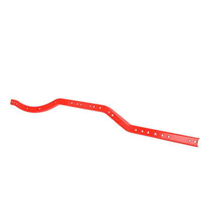 AYNEFY SCX10 II Chassis Frame Rails Steel RC Car Accessory Red Left Right Rails 194g for AXIAL SCX10 II 90046 90047 RC Crawler Daily Upgrade
