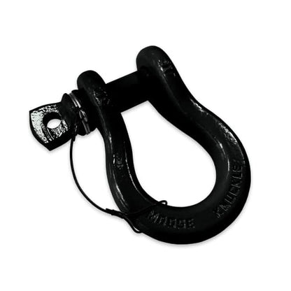 B'oh Spin Pin 3/4” Recovery Shackle | 10,000 lbs Capacity - High-Strength Carbon Steel with 7/8" Pin Recovery Gear Towing Accessories - Pin Style : Screw, Black Hole - color: Black Hole