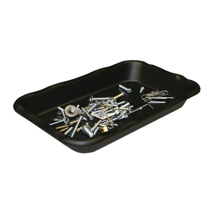 Performance Tool W1285 Large 6 x 10 in. Magnetic Parts Tray | Automotive magnetic parts holder. Store tools and small parts on fenders or tool boxes. Works sideways and upside down - style: Industrial