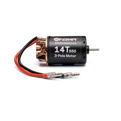 Spektrum SMART Firma 14T Rebuildable 550 3 Pole Brushed Motor, SPMXSM6143