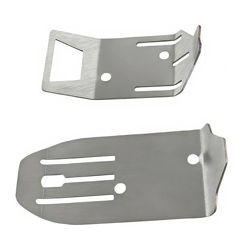 Stainless Steel Chassis Skid Plate Set for Granite Grom Typhon Grom Mega | Front,Rear,380,ARA2102,ARA2106,Protection,Upgrade Parts,Wear Resistant,Precision Fit,High Strength