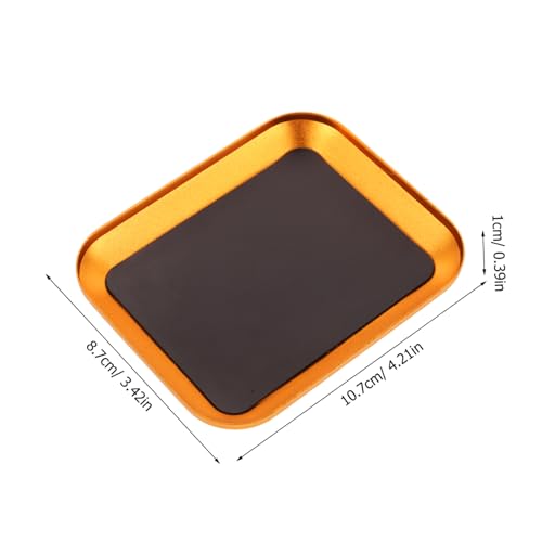 Aluminum Alloy RC Screw Tray Magnetic Gasket Model Car Parts Organizer Sturdy Storage Tool for Hobbyists and RC Repair