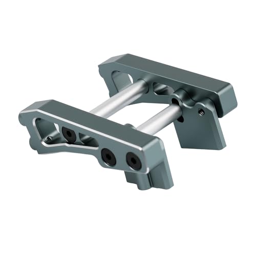 Aluminum Alloy Rear Wing Mount for Arrma 1/14 Typhon GROM Upgrade Parts (Titanium) - color: Titanium
