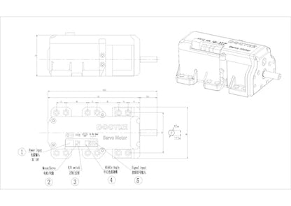 High Torque RC Servo (550kg)