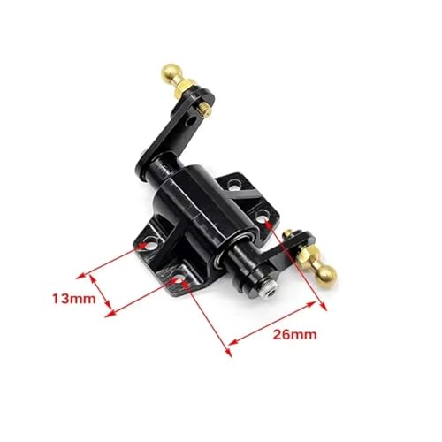 for Tamiya 1/14 Metal Steering Gear Bearing Assembly Steering Mount RC Truck Tractor Car Upgrades Parts RC Car Upgrade Part