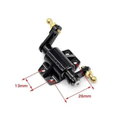 for Tamiya 1/14 Metal Steering Gear Bearing Assembly Steering Mount RC Truck Tractor Car Upgrades Parts RC Car Upgrade Part
