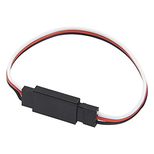 ShareGoo 20 Pieces JR Male to Female 3-Pin Servo Extension Cable Cord RC Receiver Wire Connectors for RC Car Helicopter Boat Servo Receiver Flight Controller Board Connection (5 Sizes)