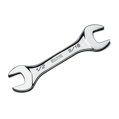 Capri Tools 1/2 in. x 9/16 in. Slim Mini Open End Wrench, SAE - size: 1/2 in x 9/16 in