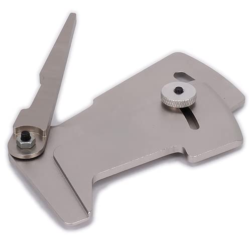 Replacement Part For Camber Gauge Ride Height Gauge Tool Adjustable Ruler For Adjusting Height And Wheel Rim Camber For RC Model Car - (Color: Titanium) - color: Titanium