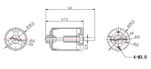 DD 70mm EDF 12 Blades Ducted Fan with 3400KV RC Brushless Motor Balance Tested for EDF 4S RC Jet Airplane - size: 70MM EDF, style: Motor Only