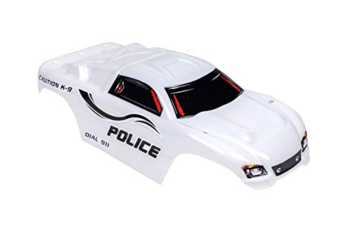 SummitLink Custom Body Police Style Compatible for 1/10 Scale RC Car or Truck (Truck not Included) R-PW-01