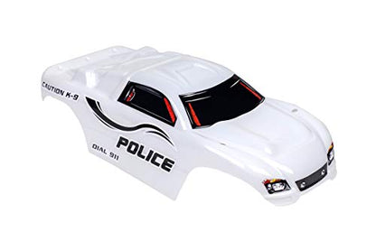 SummitLink Custom Body Police Style Compatible for 1/10 Scale RC Car or Truck (Truck not Included) R-PW-01