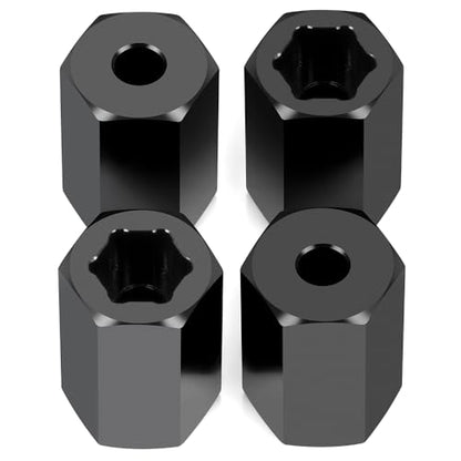 MORLORDY 7mm to 12mm RC Wheel Hex Hubs 4Pcs 18mm Thick Hex Drive Adapters for 1/16 Losi Mini-T 2.0, Mini-B, Mini JRX2, Mini JRXT and All 1/16 RC Car Which Hex is 7MM - color: 18mm