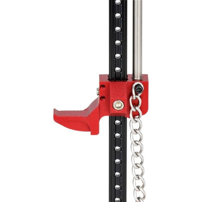 1/10 Scale rc Accessories RC Metal Slideable Jack Tool Mini Lifting Jack Compatible with Axial SCX10 Traxxas TRX4 Tamiya CC01 RC4WD D90 D110 Upgrade Parts