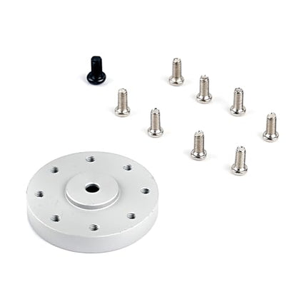 18T Metal Servo Arms Horn Aluminum Round Servo Bracket Standard Servo Disc with Screw for DS5160 DS5180 DS51150 60KG 80KG 150KG Servo (Pack of 4pcs)