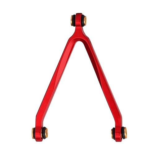 Aluminum High Clearance Suspension Links for Axial SCX24 AXI00001 C10 AXI00002 Jeep 1/24 RC Crawler Car Upgrades (Red) - color: Red