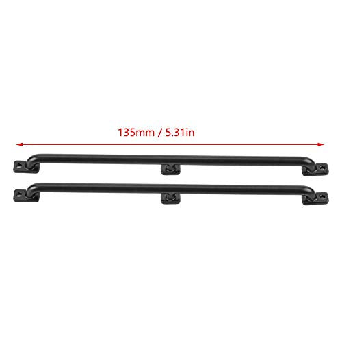 Body Shell Left/Right Metal Handrail for 1/10 Scale Rc Crawler Car Upgrade Accessory