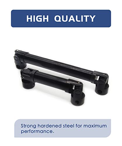 Steel RC Drive Shaft for 1/24 SCX24 AXI00002 JLU AXI00001 C10 Upgrate | SCX24 Driveshaft Hardened Steel Upgrade Parts,High Strength,Wear Resistant,CNC machined - size: For SCX24 C10